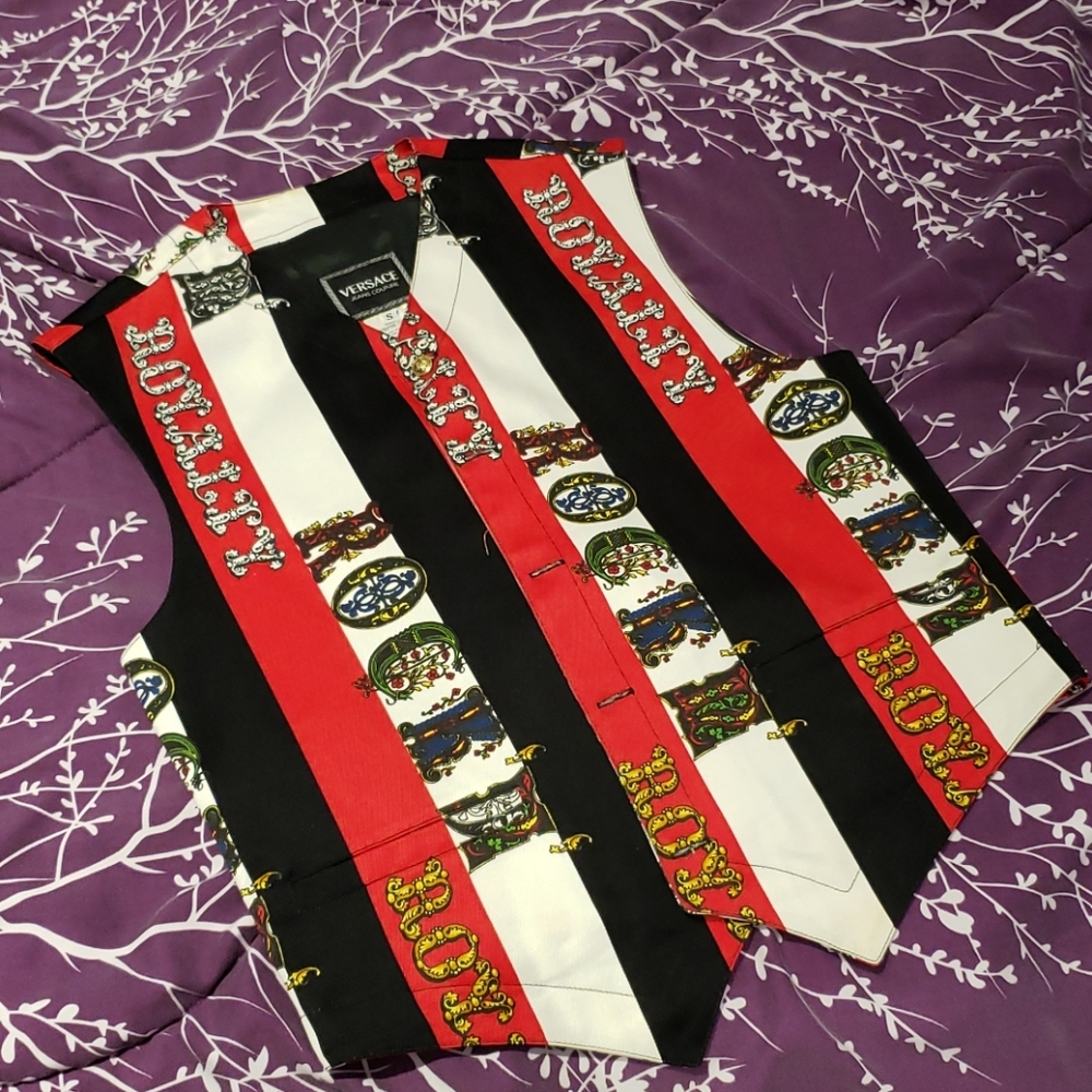 Versace Striped Vest - Picture 1 of 12